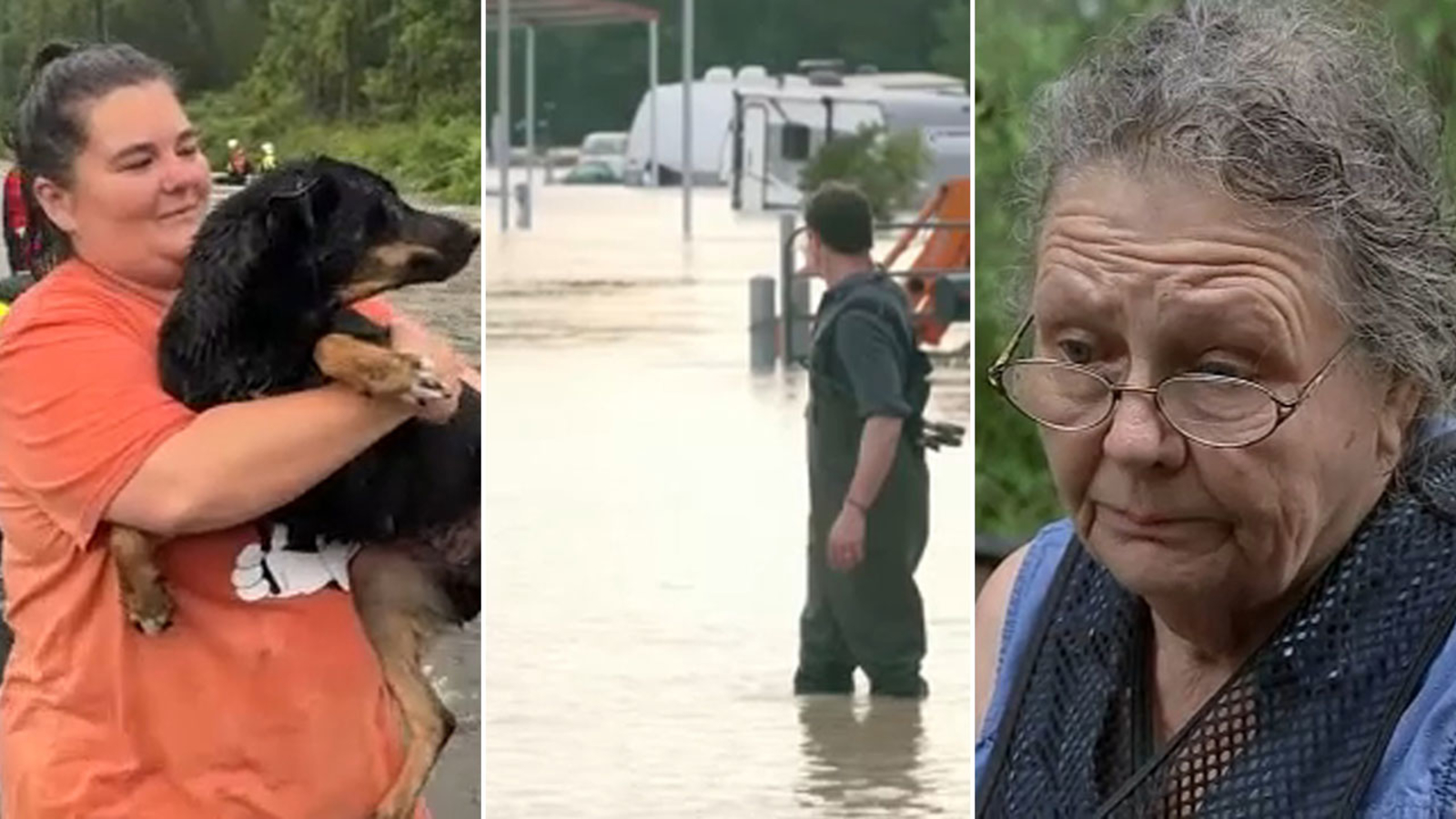 Texas flooding emergency: Plum Grove evacuee forced to leave family dog behind is among those who spoke with ABC13 [Video]