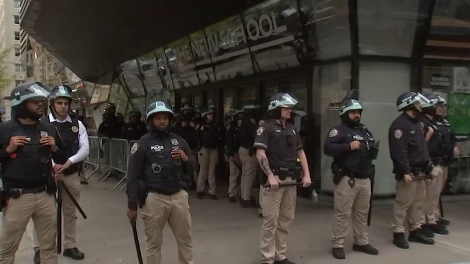 Campus protests: Dozens arrested as NYPD clears out demonstrations at NYU, New School [Video]