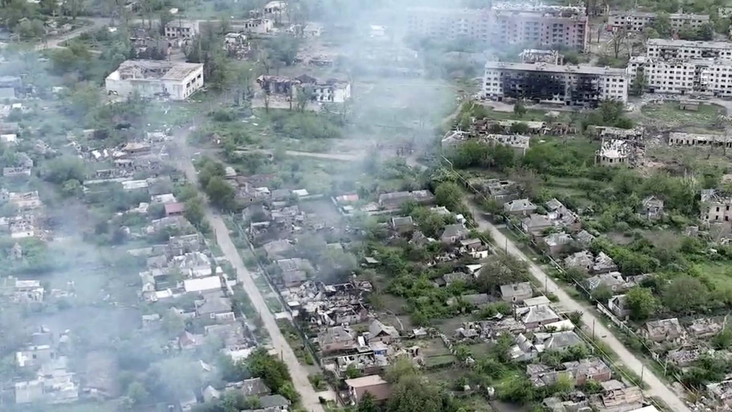 Drone footage shows Ukrainian village battered to ruins as residents flee Russian advance  WFTV [Video]