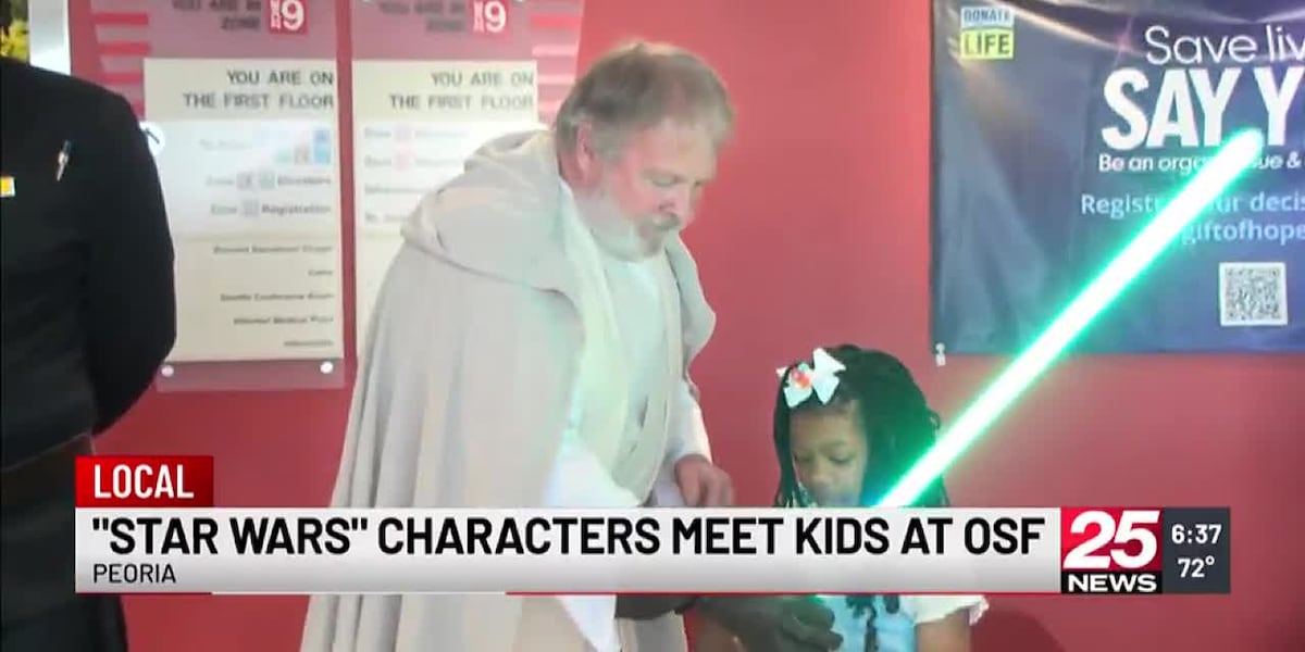 OSF Childrens Hospital of Illinois made sure children got the most out of Star Wars Day [Video]