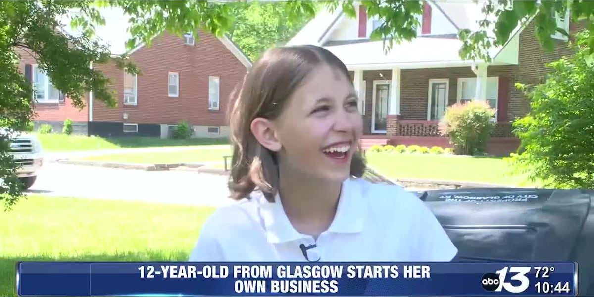 12-year-old from Glasgow starts her own business [Video]