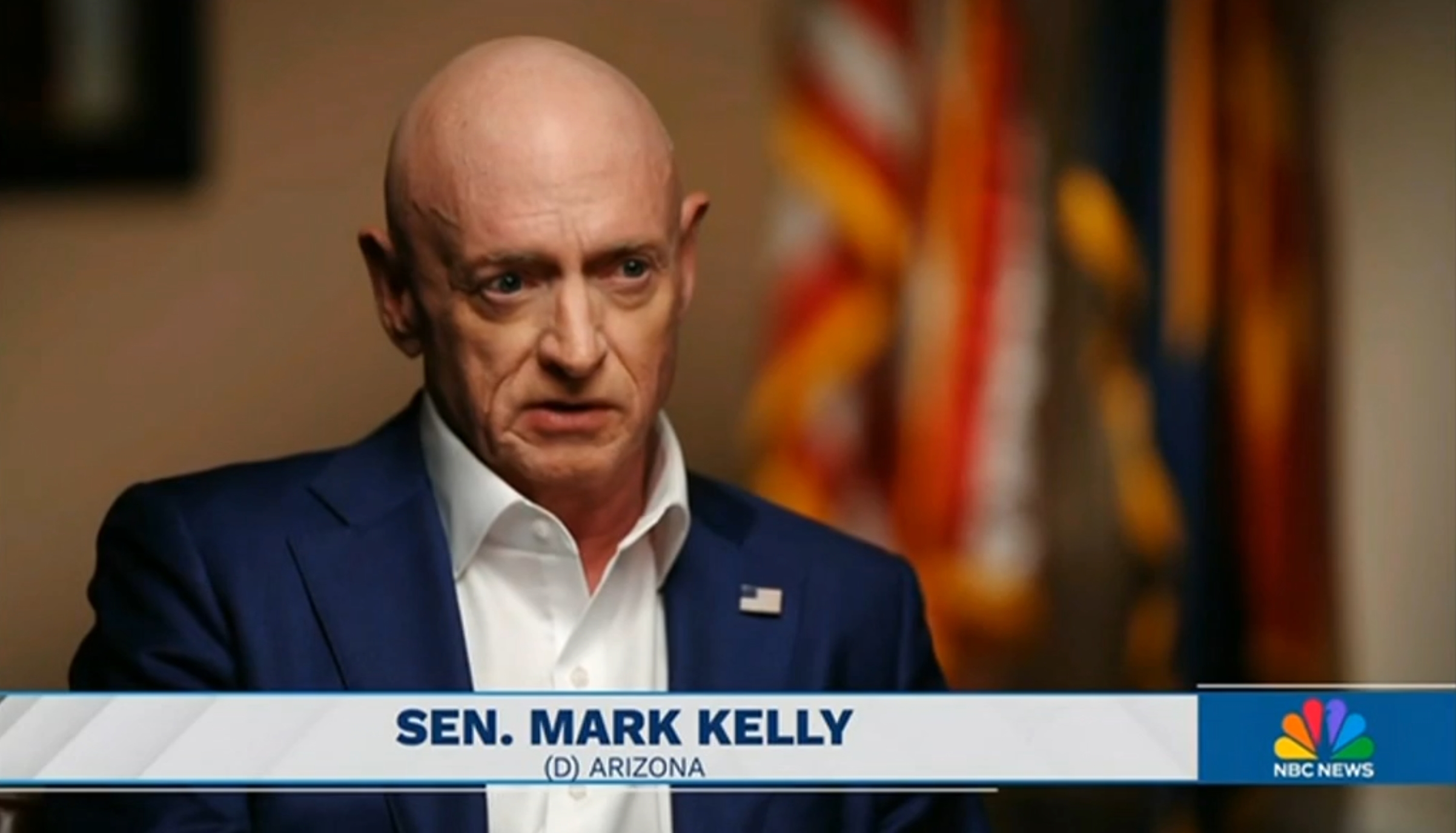 Mark Kelly Backs Police Breaking Up College Protests [Video]