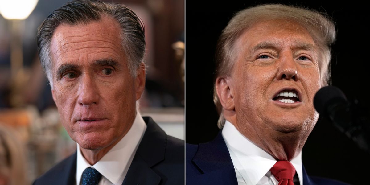 Donald Trump Echoes Mitt Romney’s Comment About People Automatically Voting Democrat [Video]