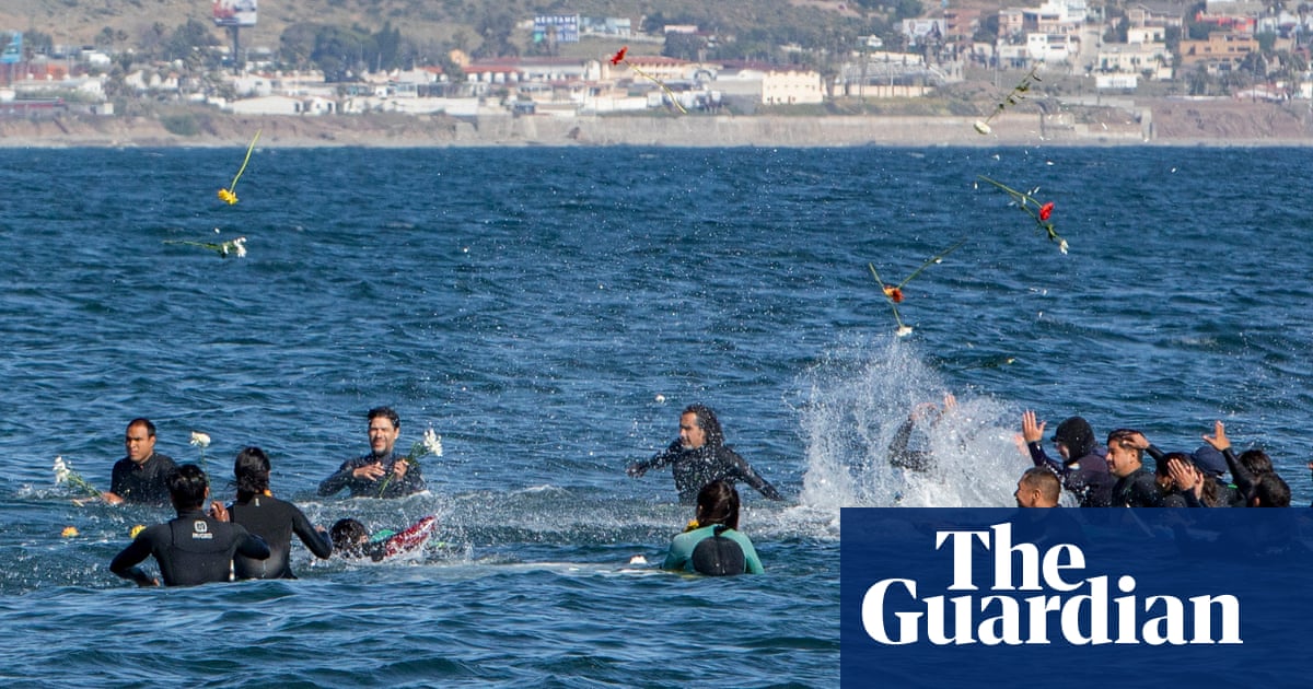 Surfers honoured in paddle-out as families confirm identity of bodies in Mexico  video | Australia news