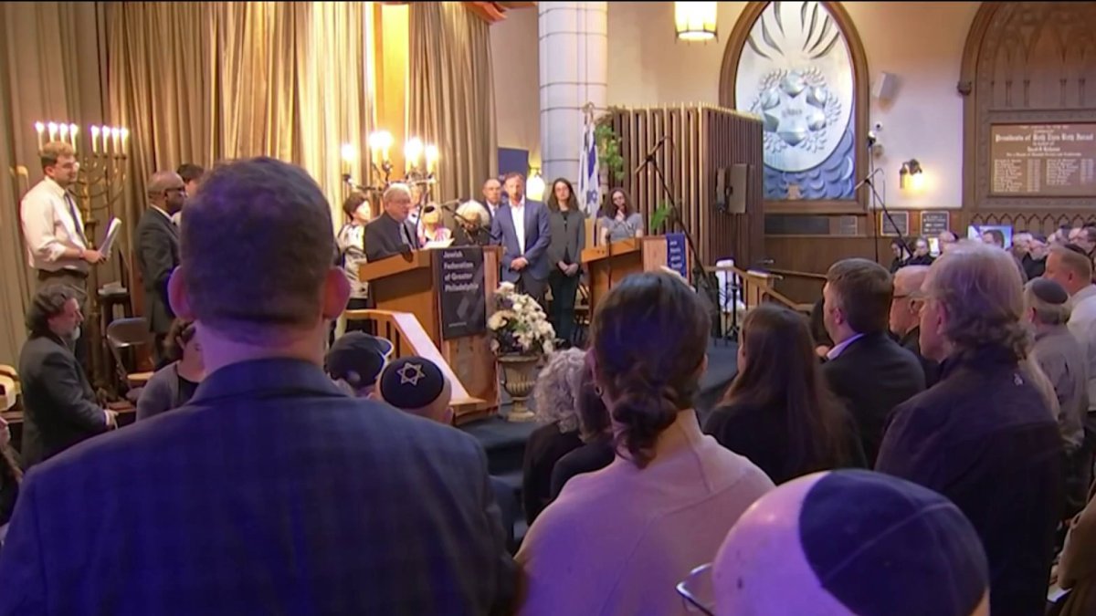 Members of Philadelphias Jewish community gathers for Holocaust Remembrance Day service  NBC10 Philadelphia [Video]