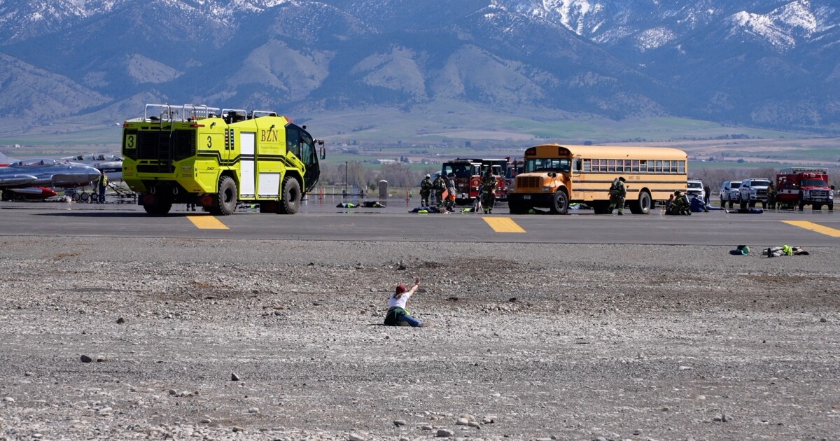 Bozeman airport holds triennial full-scale aircraft accident exercise [Video]