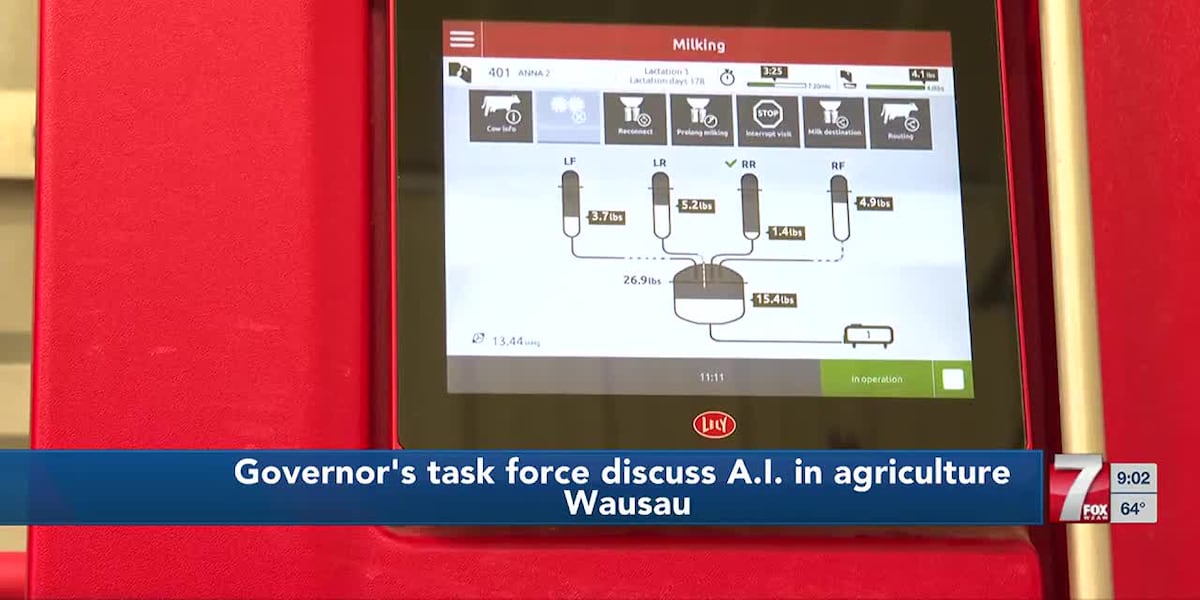 Governors task force meets with leaders at NTC to discuss future of AI in agriculture [Video]