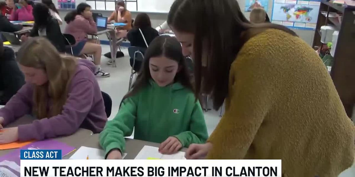 New teacher makes big impact in Clanton [Video]