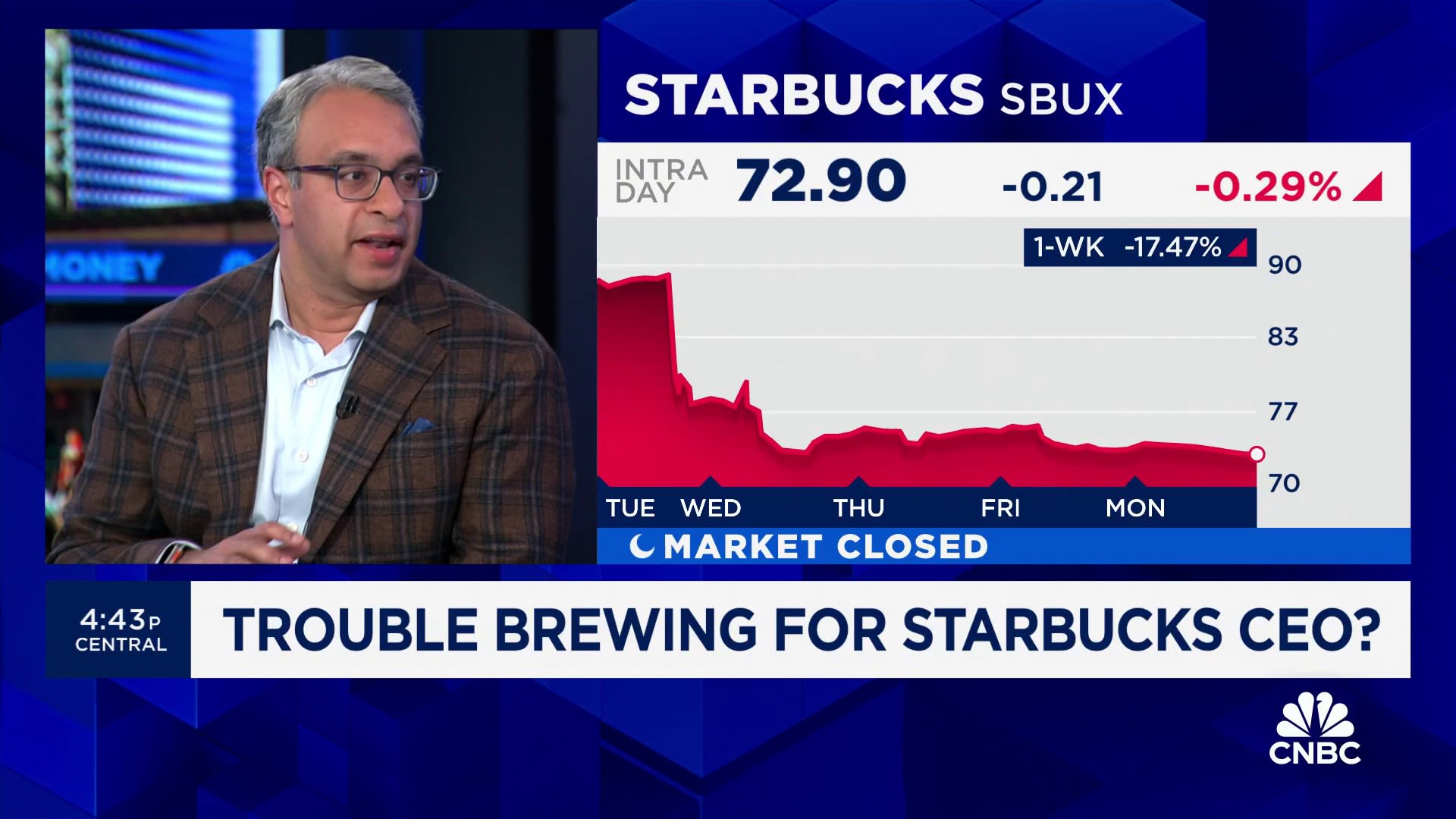 Author Gautam Mukunda talks headwinds facing Starbucks [Video]