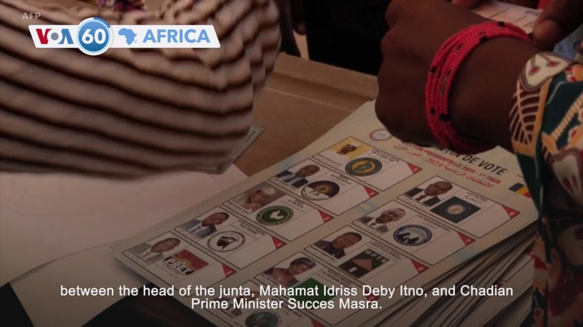 VOA60 Africa – Chadians vote in first Sahel presidential poll since wave of coups [Video]