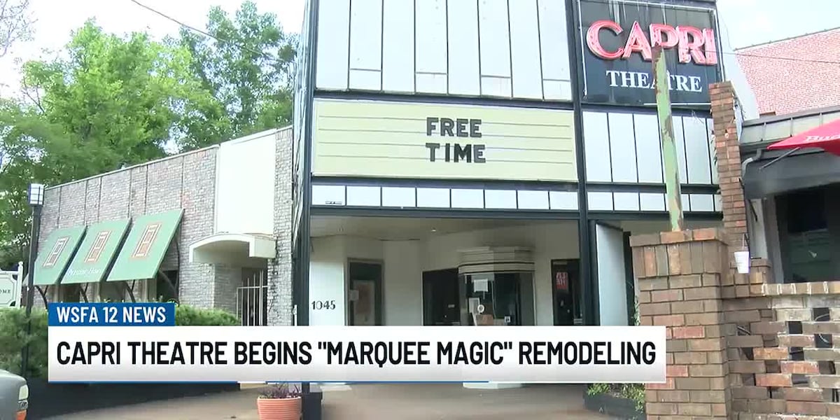 Capri Theatre begins Marquee Magic remodeling campaign [Video]