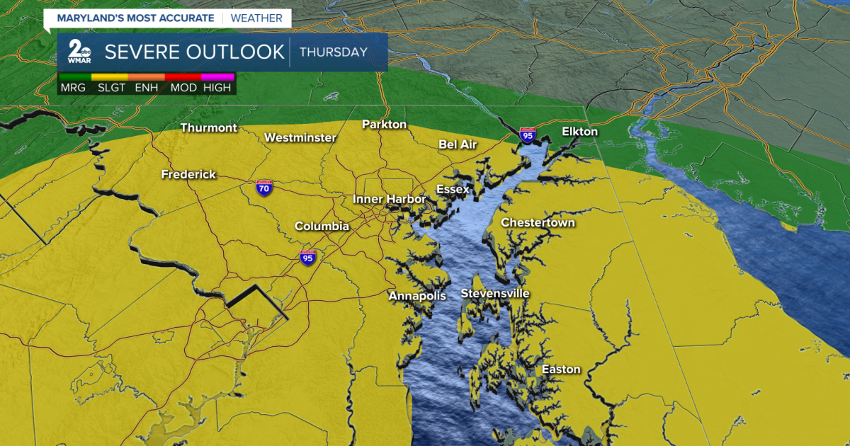 Maryland’s severe weather potential on Thursday [Video]
