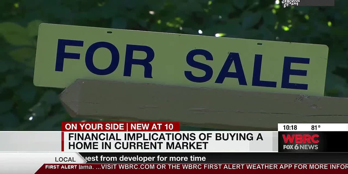 Financial implications of buying a home in current market [Video]