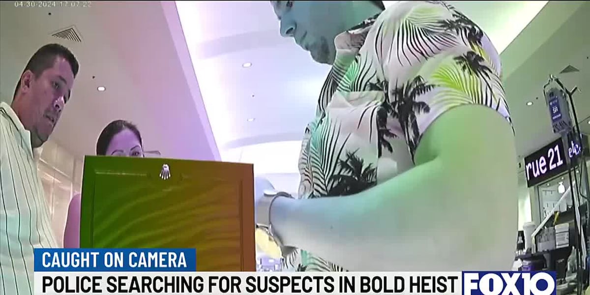 Caught on camera: suspects steal nearly 300K in merchandise in Pensacola jewelry heist [Video]