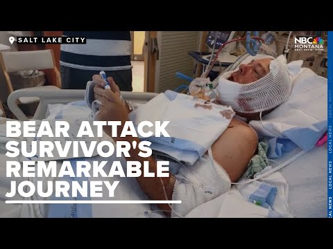 Bear attack survivor tells story for first time since major reconstructive jaw surgery (KUTV) [Video]