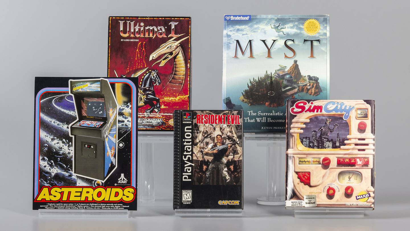 Asteroids, Myst, Resident Evil, SimCity and Ultima inducted into World Video Game Hall of Fame  Boston 25 News