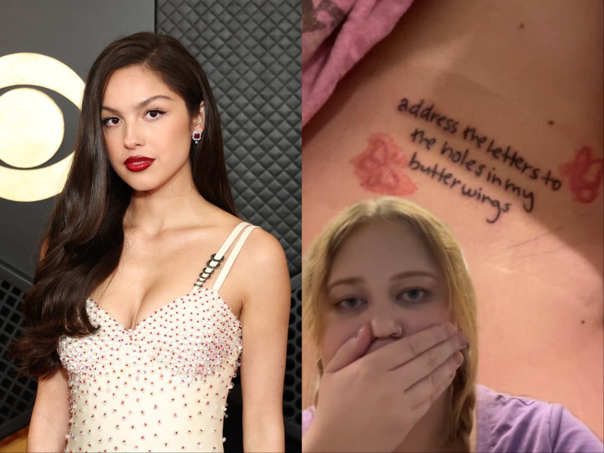 Olivia Rodrigo hilariously responds to fans viral tattoo typo of lyrics [Video]