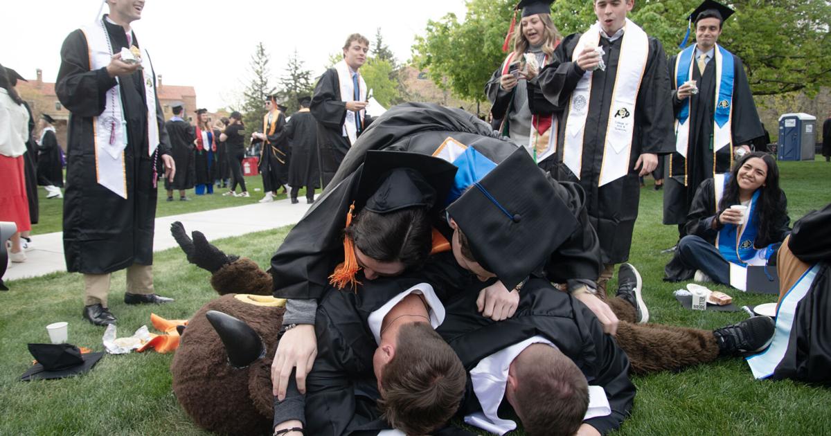 Deprived of commencement ceremonies during the COVID years, CU Boulder students beam at Thursday’s graduation ceremonies | News [Video]