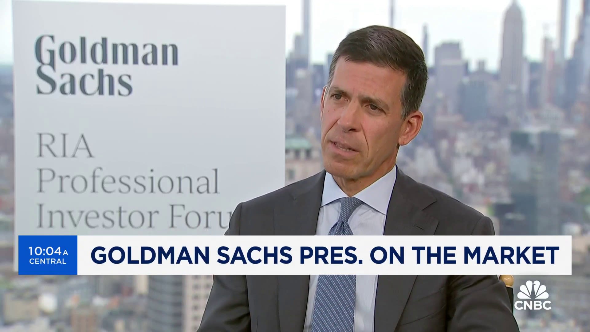 Watch CNBCs full interview with Goldman Sachs President John Waldron [Video]
