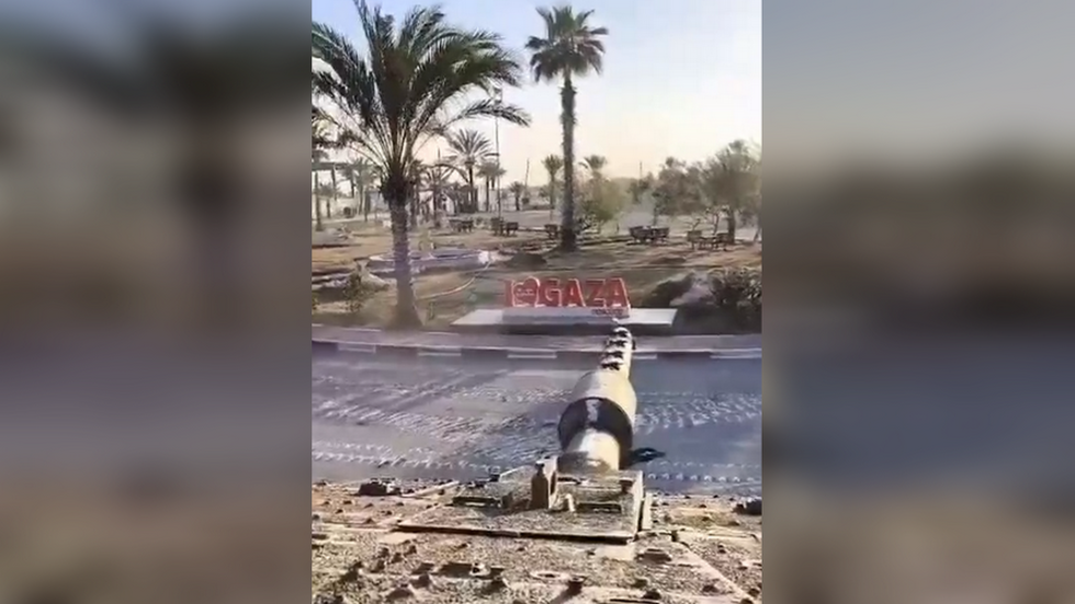 WATCH Israeli tank crush I love Gaza sign in Rafah  RT World News [Video]