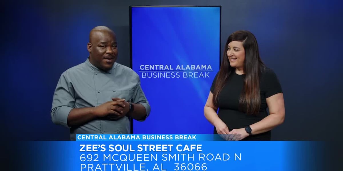 Central Alabama Business Break – Zees Soul Street Caf [Video]