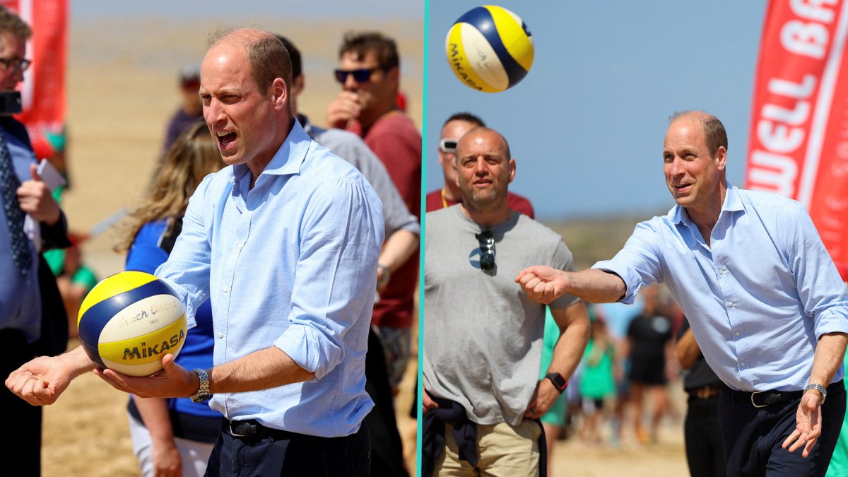 Prince William plays volleyball in royal beach outing amid Kate Middletons cancer treatment  NBC Connecticut [Video]
