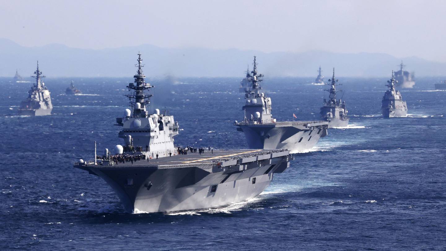 Japan defense chief urges higher security after drone video of warship posted on China social media  WHIO TV 7 and WHIO Radio