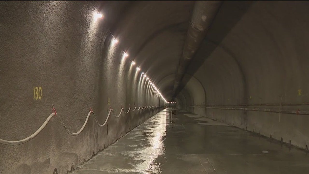 A look inside 1,750-foot tunnel under construction beneath Anderson Reservoir [Video]