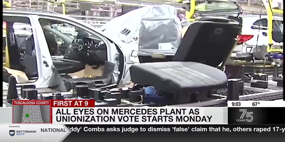 All eyes on Mercedes plant as unionization vote starts Monday [Video]