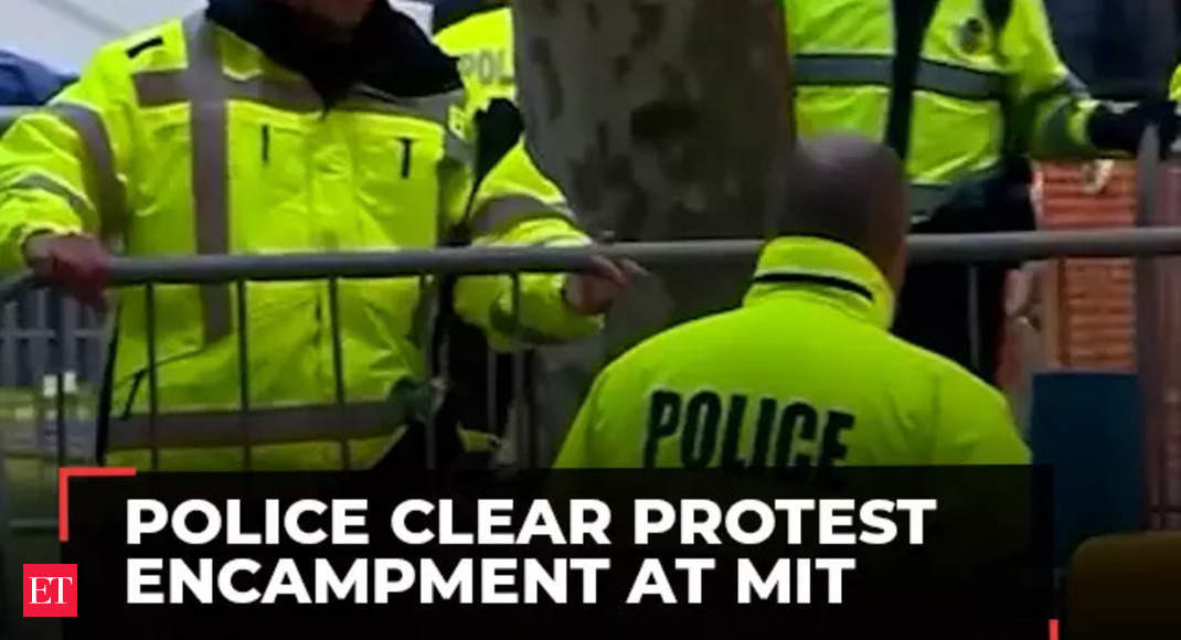 US: Police clear the pro-Palestinian encampment on the campus of MIT – The Economic Times Video