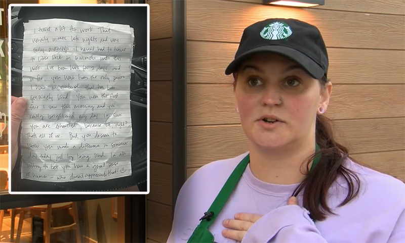 Changed my life: Starbucks barista seeks stranger who left note before Mothers Day [Video]
