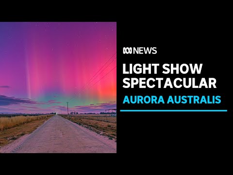 Southern lights dazzle as sun causes geomagnetic storm | ABC News [Video]