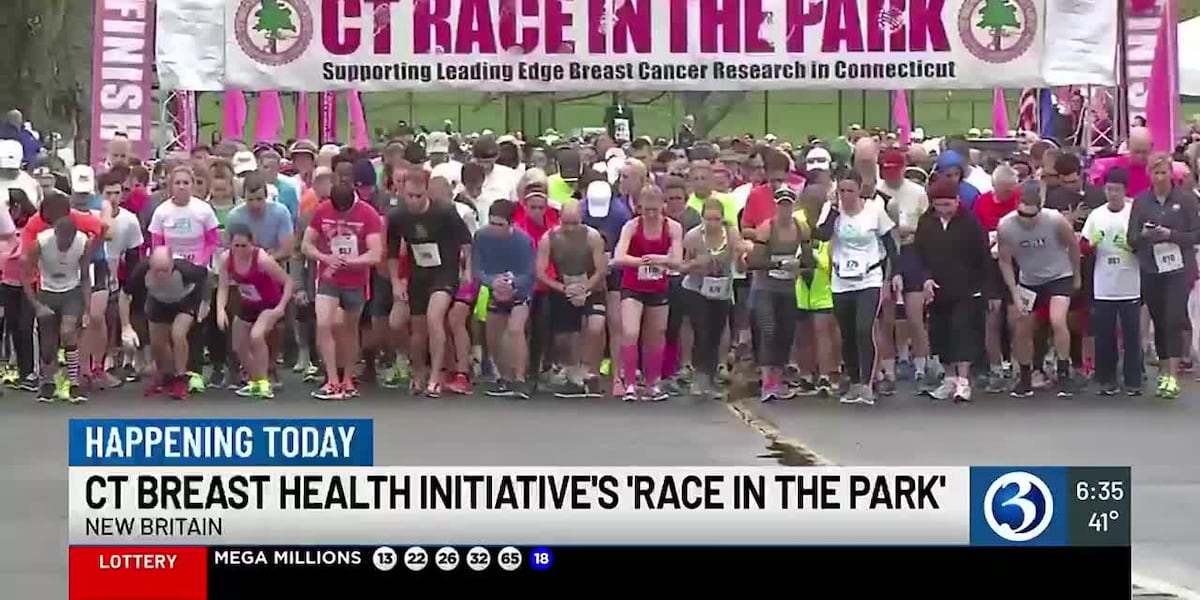 CT Breast Health Initiatives annual Race in the Park fundraiser to support breast cancer research [Video]