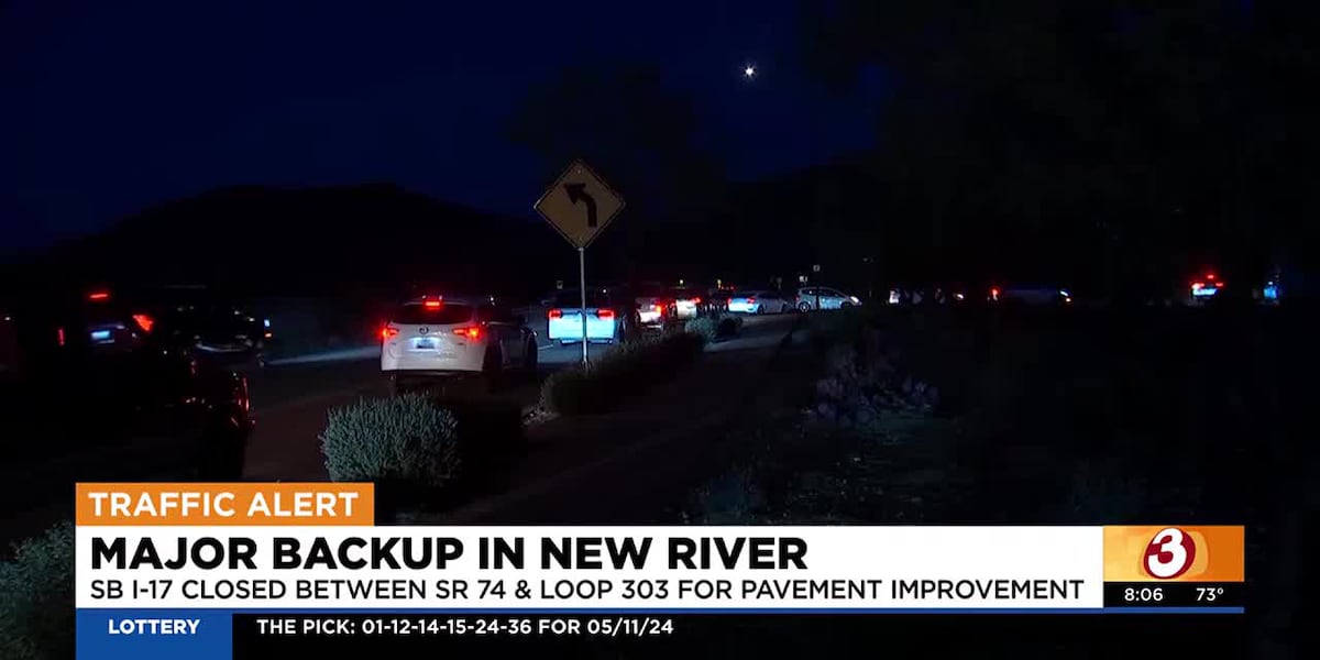 I-17 closure causing backup in north Phoenix communities [Video]