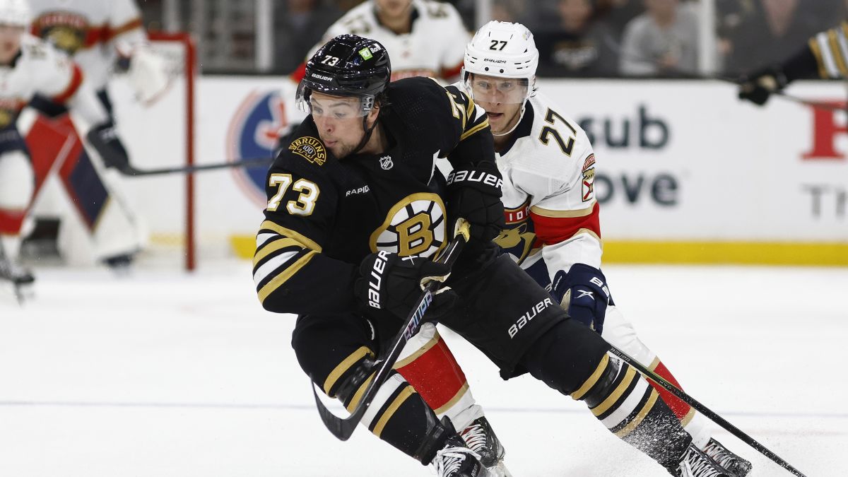 Watch Bruins Charlie McAvoy drill Sam Reinhart with massive hit in Game 4  NBC Sports Boston [Video]