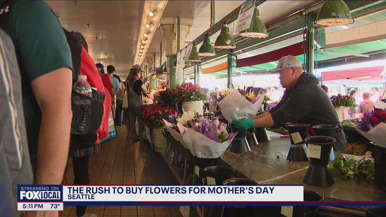Mothers Day marks the busiest holiday for some Seattle flower shops [Video]