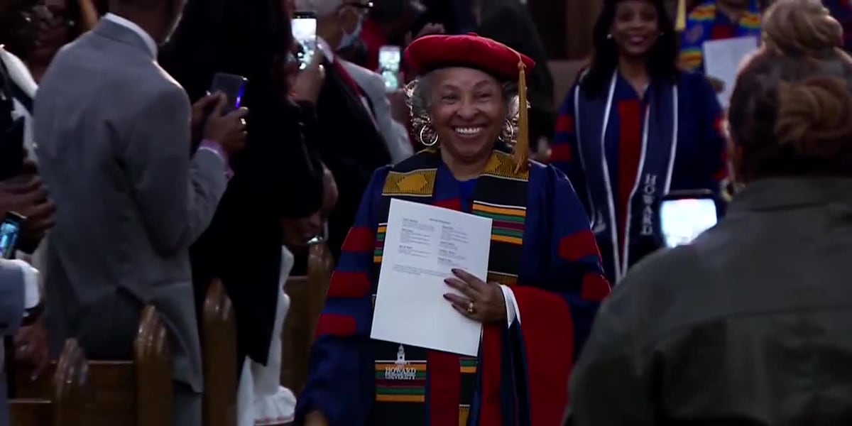 83-year-old woman becomes Howard University’s oldest graduate [Video]