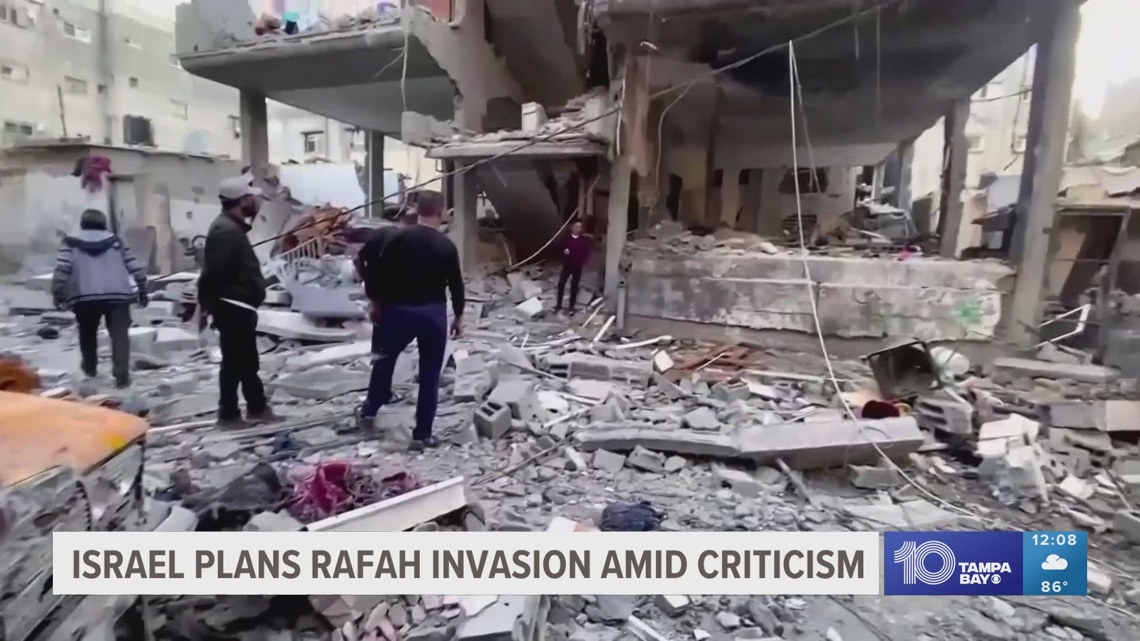 Israel plans Rafah invasion as U.S. criticizes Netanyahu for not protecting civilians [Video]