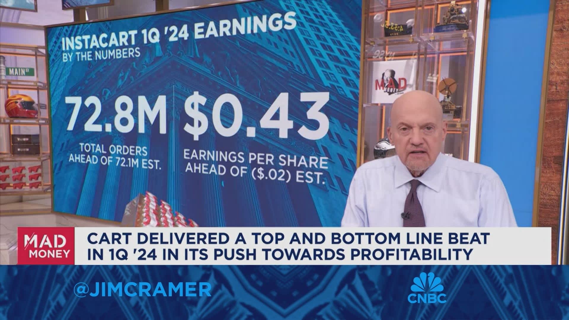 DoorDash deserves the benefit of the doubt as it spend more to grow the business, says Jim Cramer [Video]