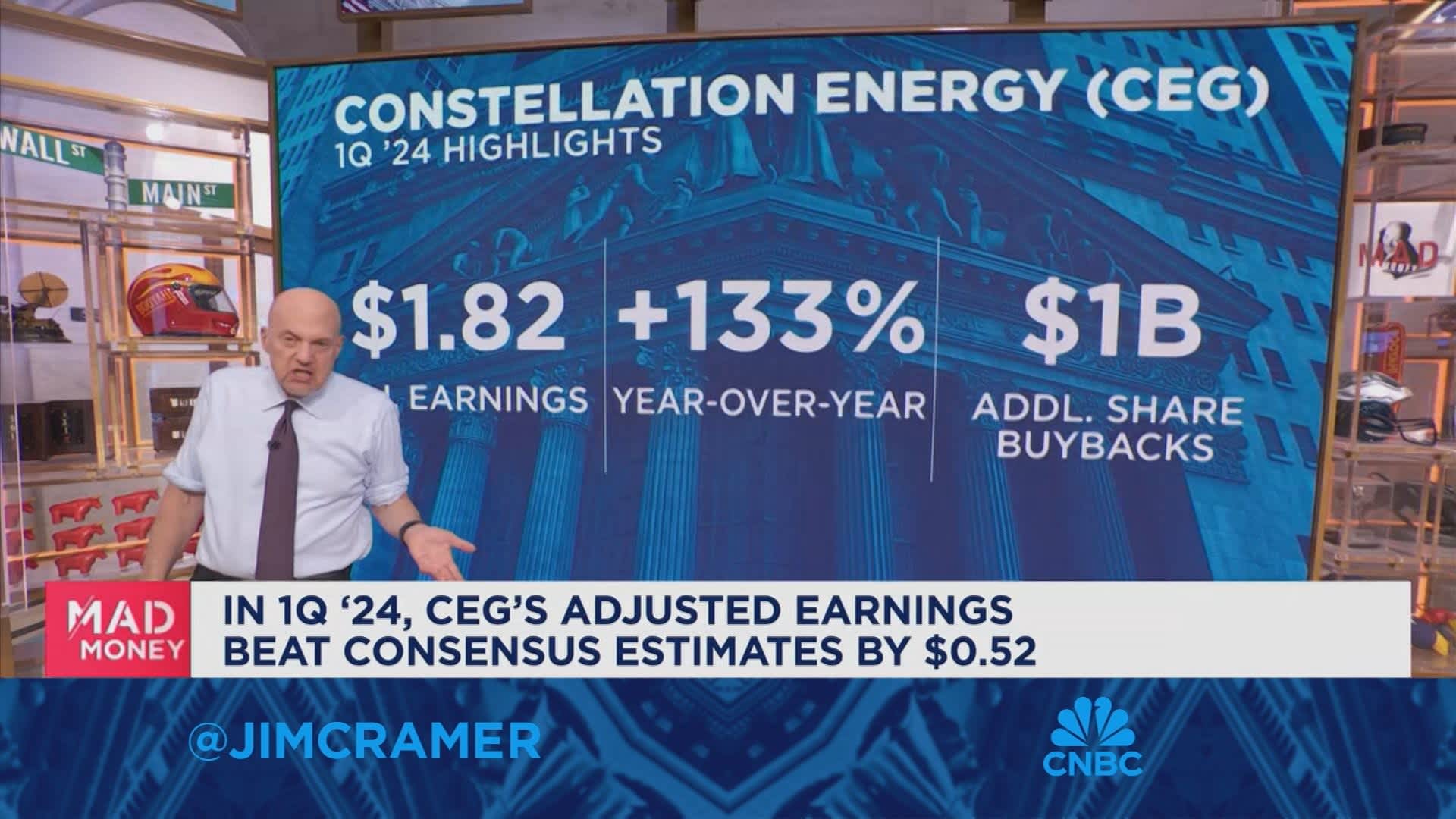I’ve been recommending Constellation Energy practically the whole way, says Jim Cramer [Video]