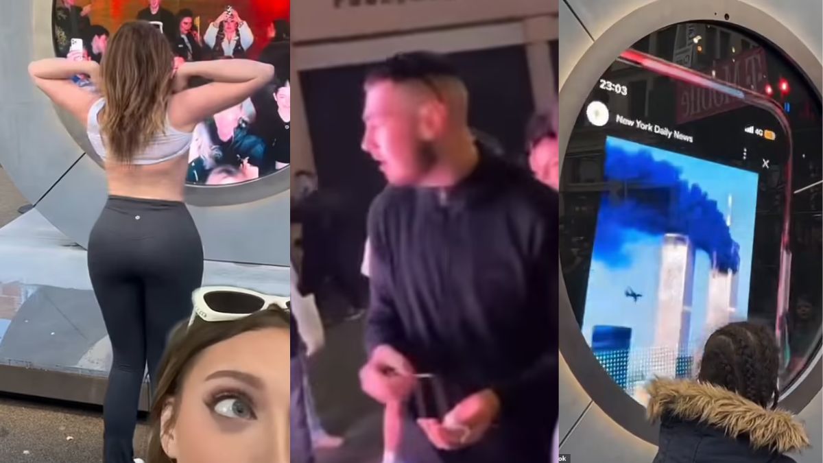 New York-Dublin Portal Marred By ‘Inappropriate Behaviour’, OnlyFans Model Flashes Crowd, Irishman Seen Snorting [Video]