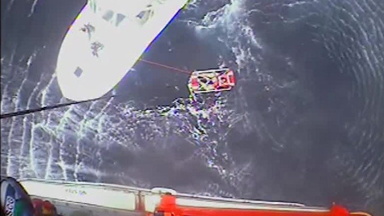 Coast Guard conducts daring early morning rescue off Tybee Island [Video]