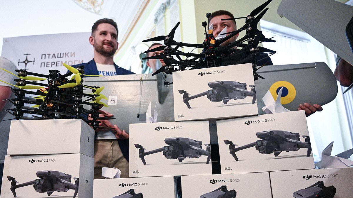 Alarm bells: MOST drones used by Ukraine against Russia are made in China warn top lawmakers who want American-made tech to replace reliance on Chinese manufacturers [Video]