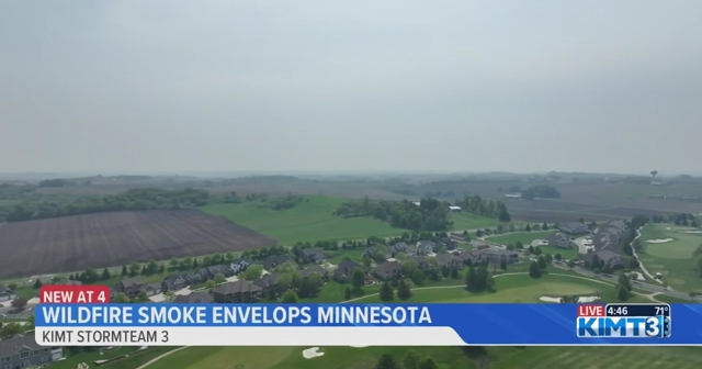 Wildfire smoke envelops Minnesota and Iowa Monday | News [Video]