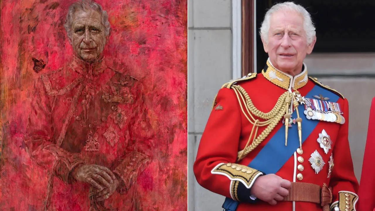 King Charles III divides fans after monarch releases first portrait: It ‘looks like he’s in hell’ [Video]