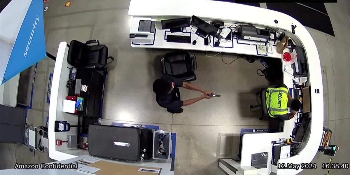 GRAPHIC: Amazon security guard trainee’s attempt to shoot supervisor caught on video