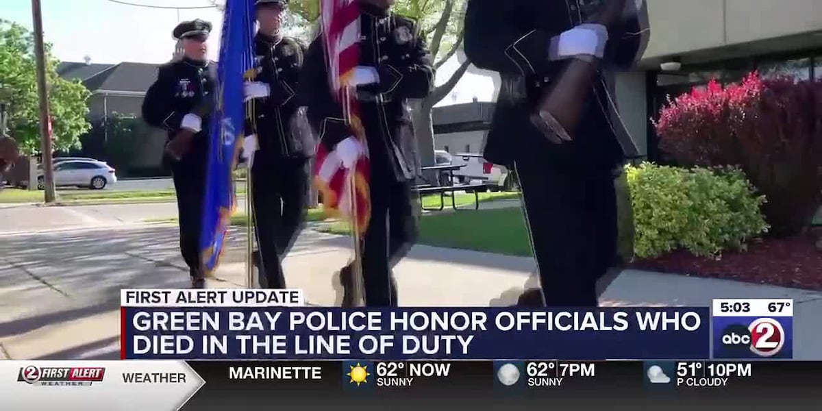 Green Bay Police gather to honor the men and women who gave their lives in the line of duty [Video]