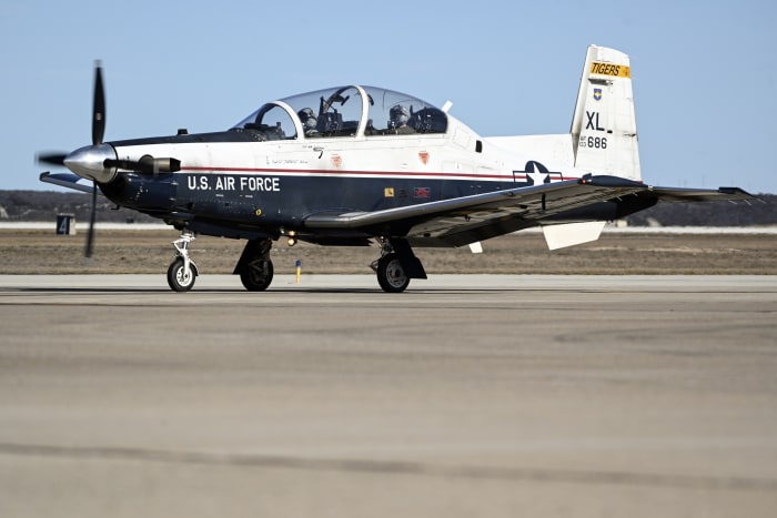 Air Force instructor pilot killed when ejection seat activated on the ground at Texas base [Video]