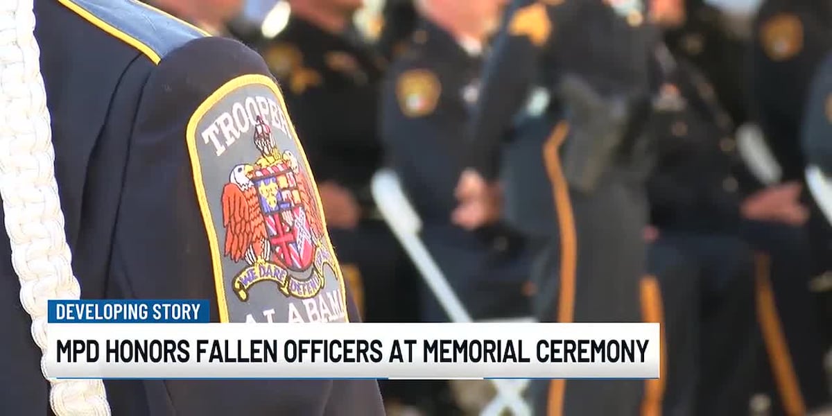 Fallen officers honored at Montgomery police memorial [Video]