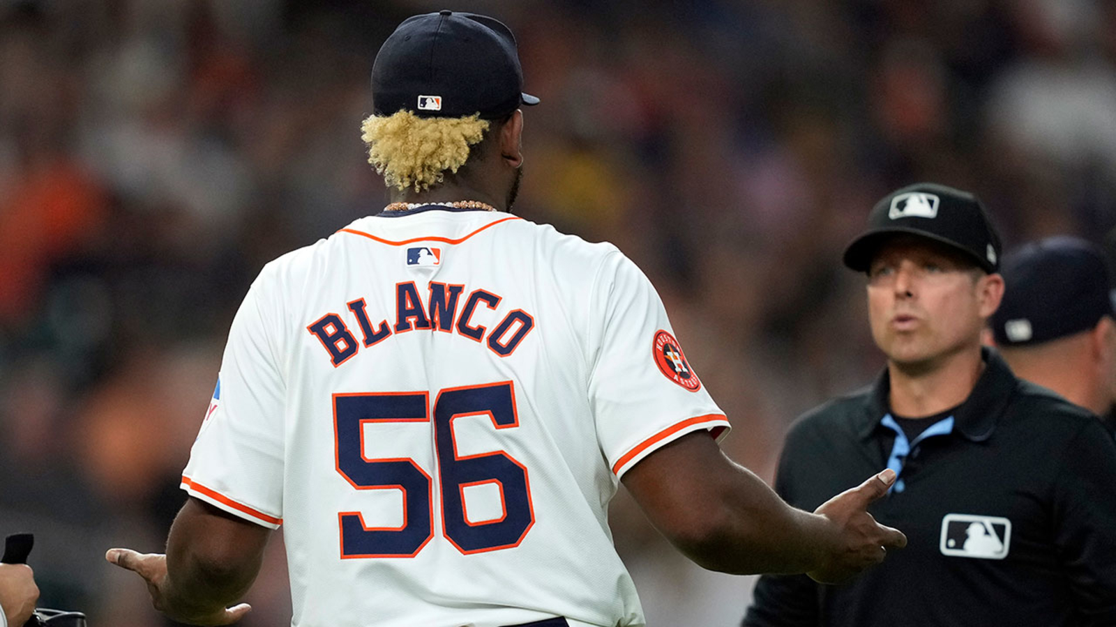 Ronel Blanco suspended: Houston Astros starting pitcher gets 10-game ban after ejection based on foreign substance check [Video]